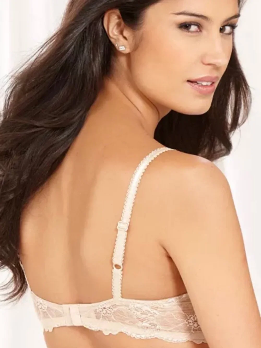 Wacoal #85340 French Garden Average Figure Contour Bra 32C Beige